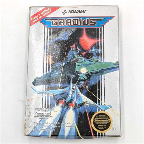 Gradius - Complete In Box - (EEC) - NES Spil (B Grade) (Genbrug)